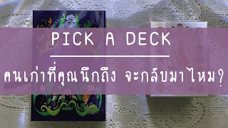 PICK A DECK📢 : คนเก่าที่คุณนึกถึง จะกลับมาไหม? | RoliYouTarot🐰🌅