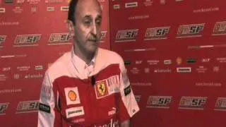 Ferrari's Chris Dyer and Luca Marmorini on Monza
