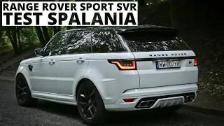 Land Rover Range Rover Sport SVR 5.0L Supercharged Benzyna 575 (AT) - pomiar zużycia paliwa