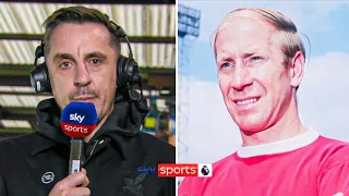 Gary Neville's moving tribute to Sir Bobby Charlton ❤️