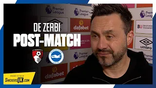 De Zerbi: We Have To Work For Ourselves, Our Club, Our Fans | Bournemouth 3 Brighton 0
