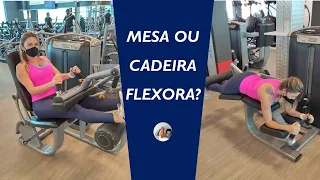 Mesa ou cadeira flexora: qual é o exercício mais eficaz para aumentar o posterior de coxa?