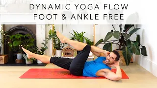 Ankle and Foot Free Dynamic Yoga Flow (vinyasa yoga for ankle injury or plantar fasciitis)