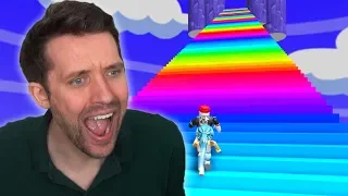 500 STUFEN REGENBOGEN TREPPE in ROBLOX!