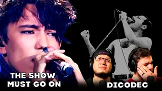 СЛЁЗЫ РОК-МУЗЫКАНТОВ(Dicodec) | ДИМАШ РЕАКЦИЯ | THE SHOW MUST GO ON