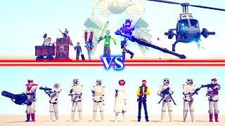 NEW HIDDEN UNITS Team vs STAR WARS Team - Totally Accurate Battle Simulator TABS