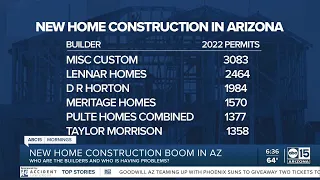 New home construction boom in Arizona: Who's behind the houses?