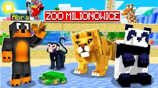 Zbudowałem ⚠️ *PIERWSZE* ZOO z NAJRZADSZYMI ZWIERZĘTAMI na MILIONOWICACH w Minecraft! 😱