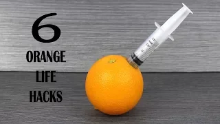 6 Orange Life Hacks YOU WON'T BELIEVE