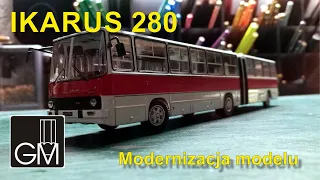 IKARUS 280 Kultowe Autobusy PRL waloryzacja i modernizacja modelu [BUS MODEL WEATHERING AND TUNING]