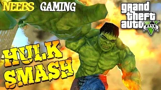 GTA 5 - HULK MOD - FUNNY MOMENTS - Grand Theft Auto 5 Gameplay Video