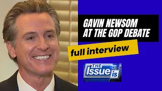 Newsom at the GOP Debate (Full Interview with Elex Michaelson)