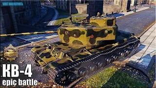 КВ-4 против СЕМЕРЫХ 🌟 медаль Пула 🌟 World of Tanks бой тт 8 уровня