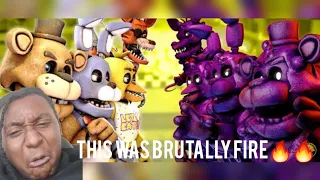 Fnaf: Classic vs Toxic Animatronics @jazecinema reaction