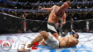 EA Sports UFC 2 - Conor McGregor vs Chad Mendes Gameplay PS4 / Xbox One