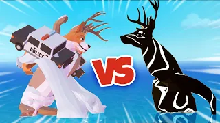 GIANT DOG vs GIANT FUTURE DEER BOSS - Deeeer Simulator Part 6 | Pungence