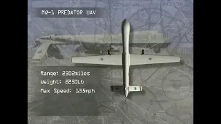 MQ-1 Predator UAV Visualization 3D Animation