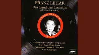 Das Land des Lächelns, Act I: Ein Lied, es verfolgt mich Tag und Nacht