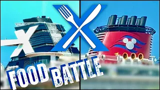 Best CRUISE SHIP FOOD - Who Wins? CELEBRITY vs DISNEY