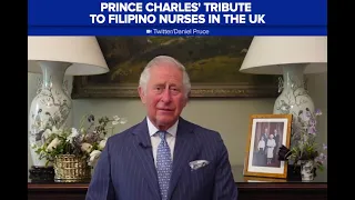 Prince Charles gives tribute to Filipino nurses