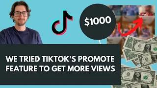 We Gave TikTok $1,000 To Boost Our Post | This is The Results! 2022 TikTok Ad Experiment