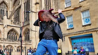 Justin Towell, All Along the Watchtower, Street Performance in Bath, England (2024)