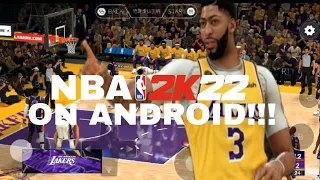 NBA 2K22 ON ANDROID!!!