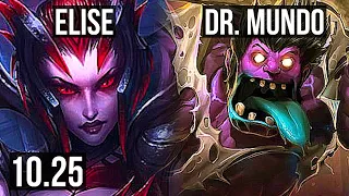 ELISE vs DR. MUNDO (JUNGLE) | 400+ games, Dominating | EUW Master | v10.25