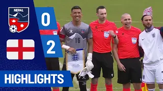 England C vs Nepal Football Match Highlights 2024