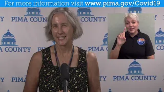 Pima County Public Heath Update for August 17, 2020 - Coronavirus data and business.