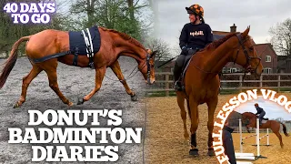 He's Starting to Look Like an Eventer - Donut's Road to Badminton Diaries - Episode 5 -40 days to go