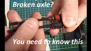 SCX10 Clone Metal Axle Tech - Broken Axle Edition