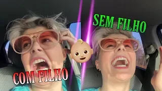 NO TRANSITO COM FILHO / SEM FILHO