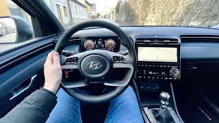 New Hyundai Tucson 2021 - POV test drive & REVIEW (1.6 T-GDi 150 HP 48V petrol)