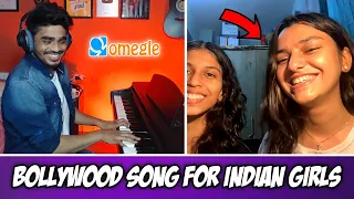 Indian Pianist playing Bollywood & Anime Music on Omegle
