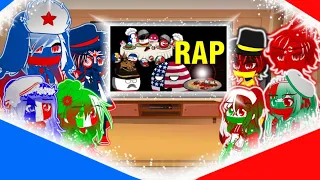 Countryhumans reaccionan a || Rap de la primera guerra mundial || Gacha Nox