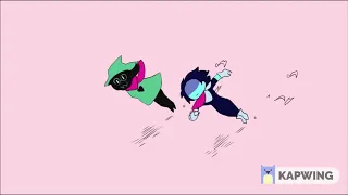 ENGLISH DELTARUNE Rolling Girl Boy ANIMATION Reversed