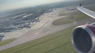 Virgin Atlantic A330-900NEO take off. Rolls Royce power in HD,