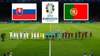 Slovakia vs Portugal ● UEFA Euro 2024 Qualification | 8 September 2023 Gameplay