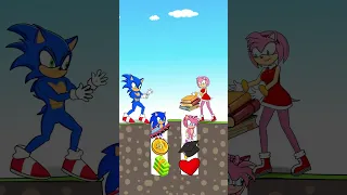 Sonic And Amy Story - Who is Better? #shorts #sonic #amy #funny #better