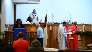 4 Dec 16 - Lighting of 2nd Christmas candle. St.Cyprian's Episcopal Church Hampton VA.