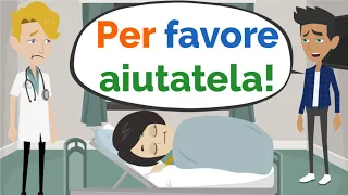 Lisa deve andare in Ospedale! Conversation in Italian (Dialogo Famiglia) - ENG SUB