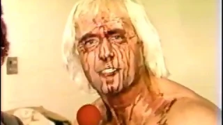 A Bloody Austin Idol Reacts To Being Attacked By Kevin Sullivan & Mark Lewin