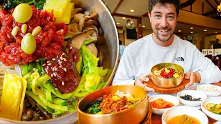 World's Most Famous Korean Bibimbap 🇰🇷 Ultimate STREET FOOD Tour in Jeonju, South Korea!