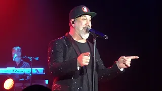 Joey Fatone singing "Tearin' Up My Heart" jazz-style at The After Party in Las Vegas 08-20-21