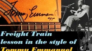 *NEW* Freight Train Lesson by Asa (Tommy Emmanuel style)