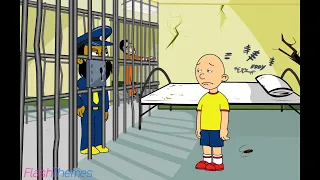 Caillou steals a Powkiddy/Arrested/Grounded (2014 style)