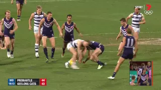 Round 17 AFL Highlights - Fremantle v Geelong