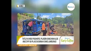 GMA Regional TV Early Edition: Aksidente sa Dalan