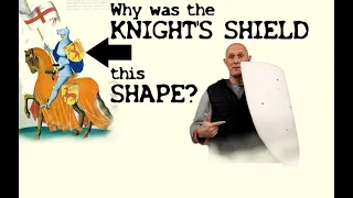 Why are medieval KNIGHT'S SHIELDS that SHAPE?